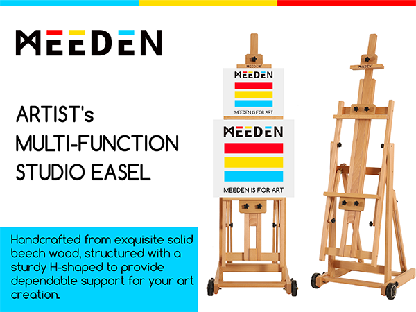 Trönur - Studio Versatile H-frame Easel - tekur upp að 196 sm striga -