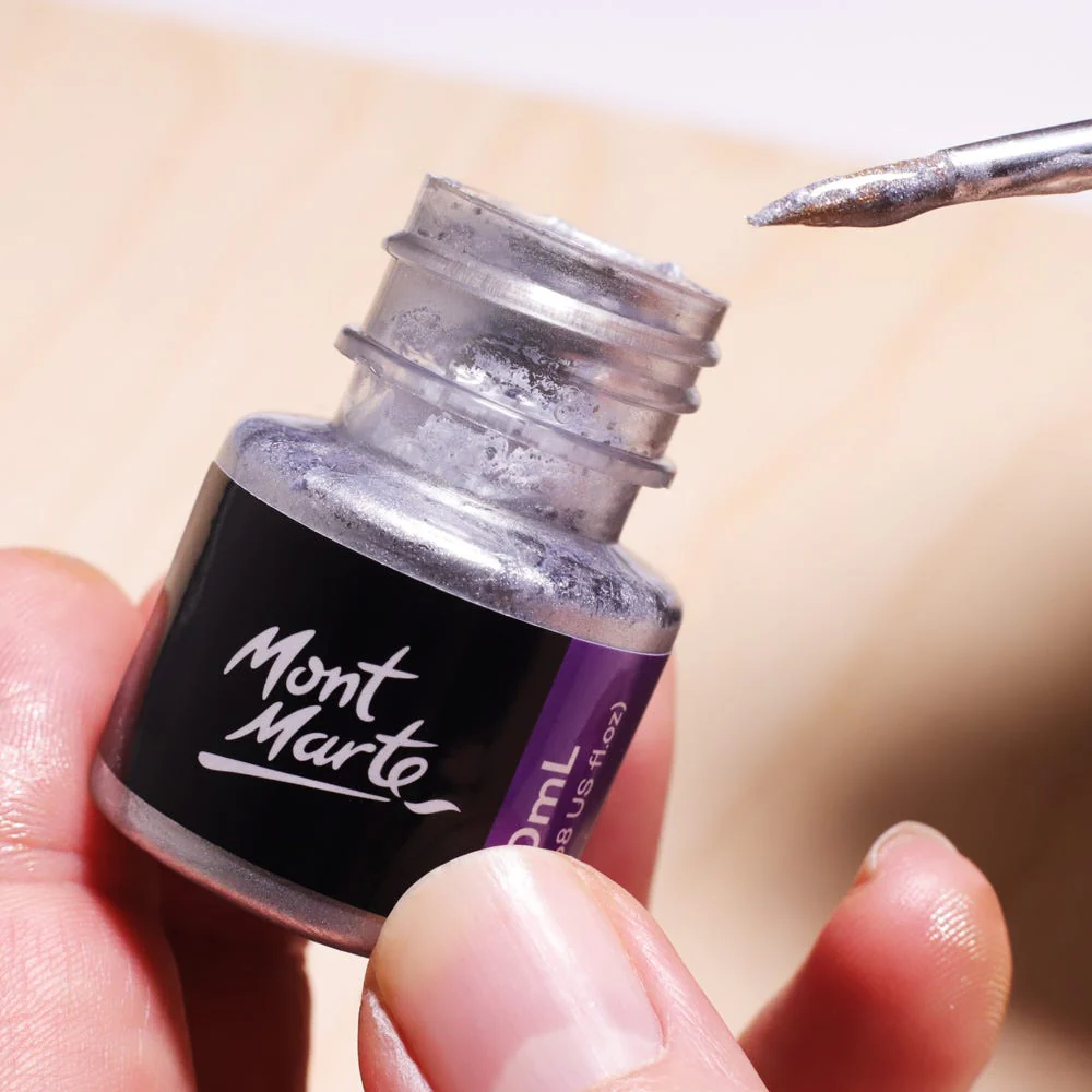Silver Foil Paint Premium 20ml - smámynd 2