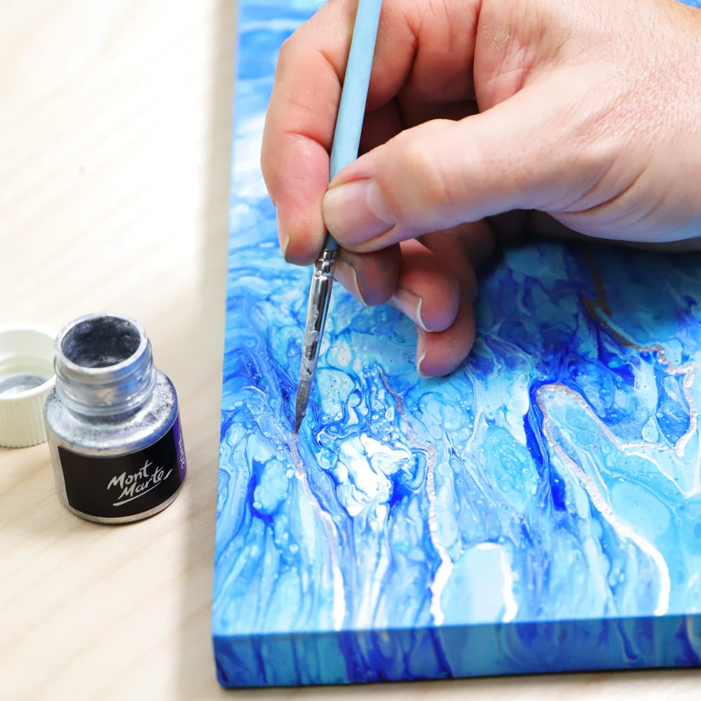 Silver Foil Paint Premium 20ml - smámynd 3