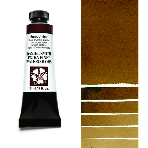 Daniel Smith Vatnslitur 15ml - Burnt Umber