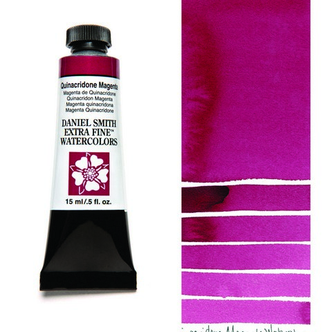Daniel Smith Vatnslitur 15ml - Quinacridone Magenta