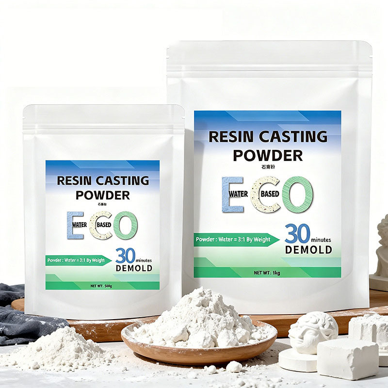 Resin casting powder (Gifsteypuduft) – Sterkt gifs 1 kg - smámynd 2