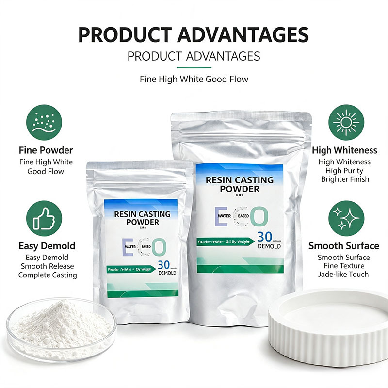 Resin casting powder (Gifsteypuduft) – Sterkt gifs 1 kg - smámynd 4