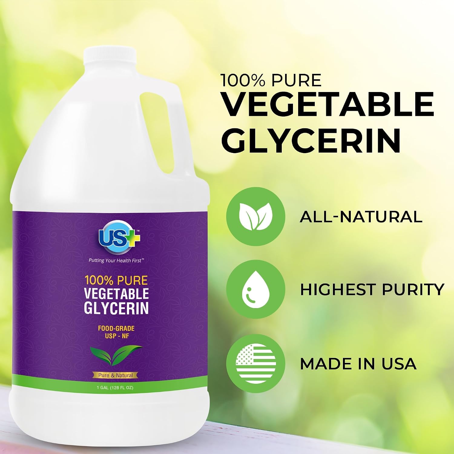 Vegetable Glycerin 1 gallon / 3.78 l. - smámynd 2