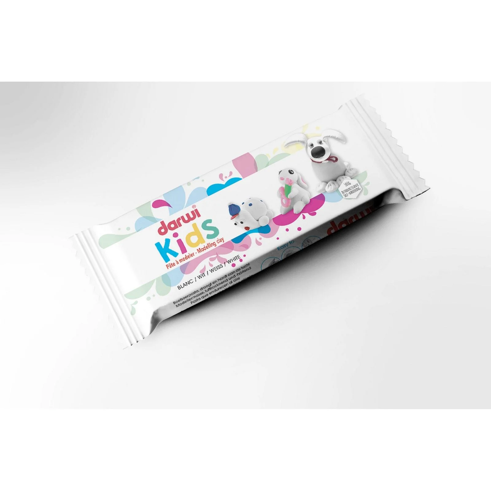 Darwi Kids Clay 500g – White
