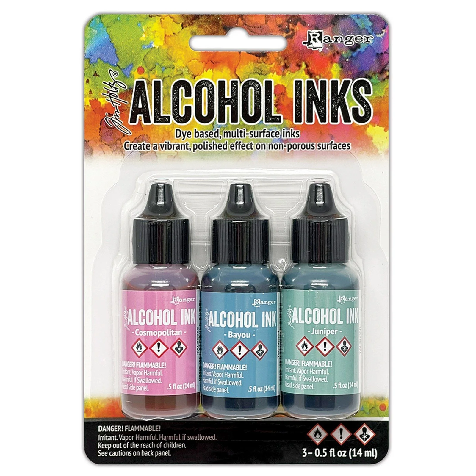 Tim Holtz Alcohol Ink Kit Getaway 3pcs