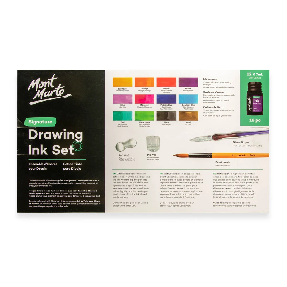 Teikniblek - Drawing Ink Set Signature 16pc - 3