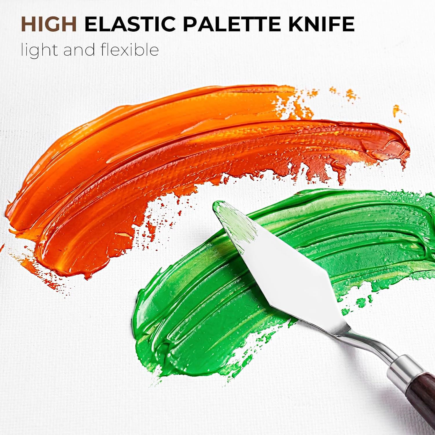 Fuumuui Artist Series 25pcs Paint Brush Set with Palette Knife & Canvas Roll - 8