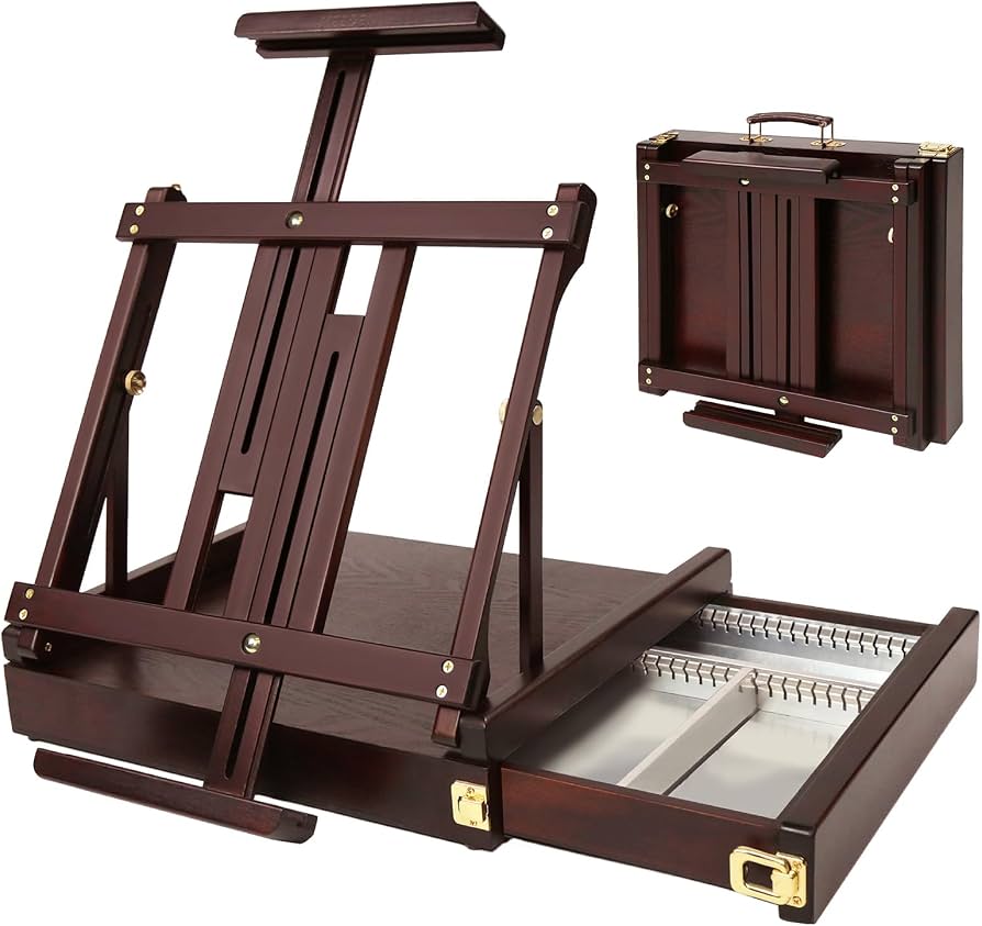 Sketchbox Table Easel with Metal Drawer