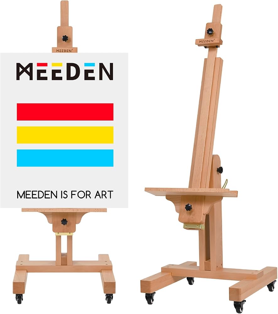 Meeden Deluxe Artist Single Easel – Ljós valhneta