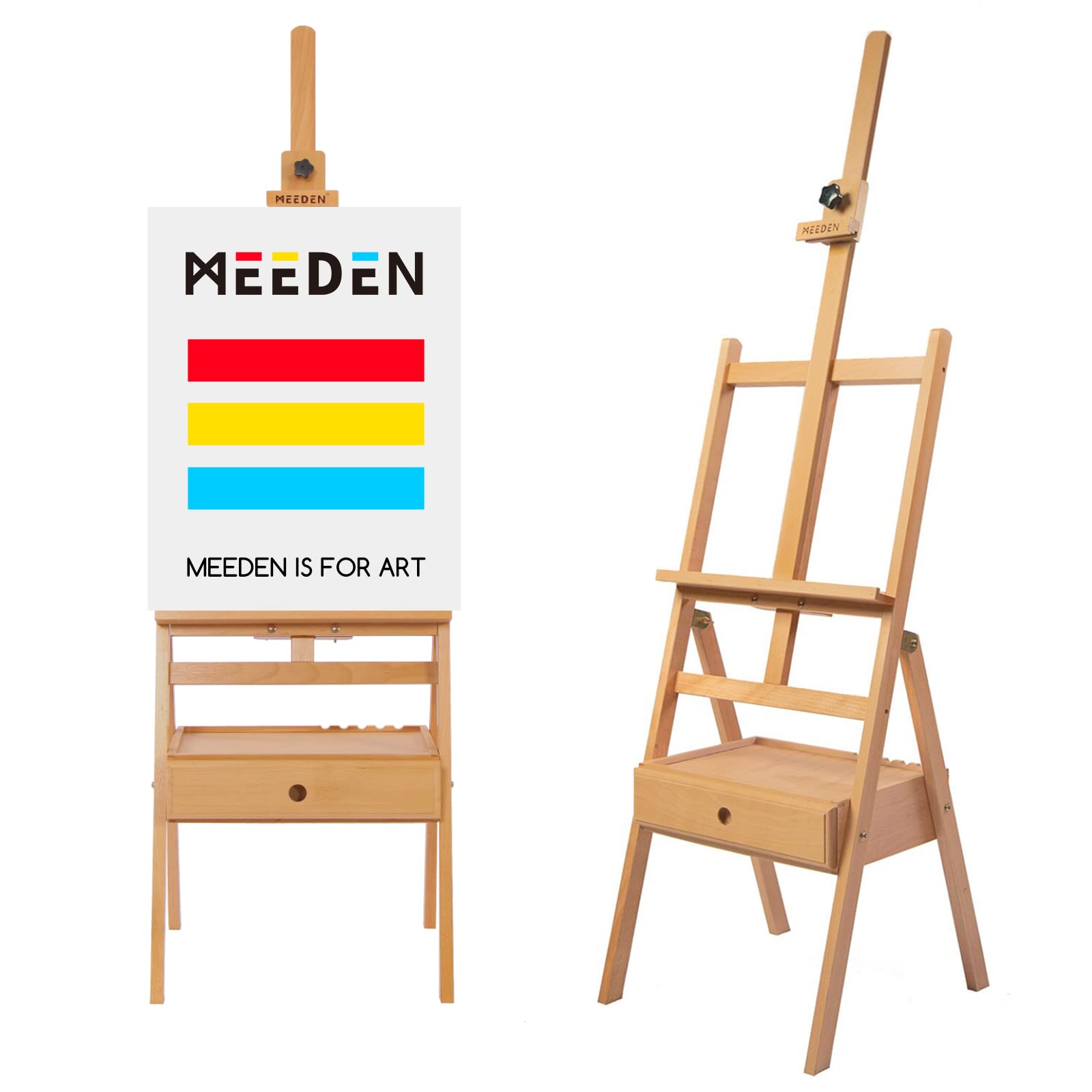 H-Frame Easel with Drawer