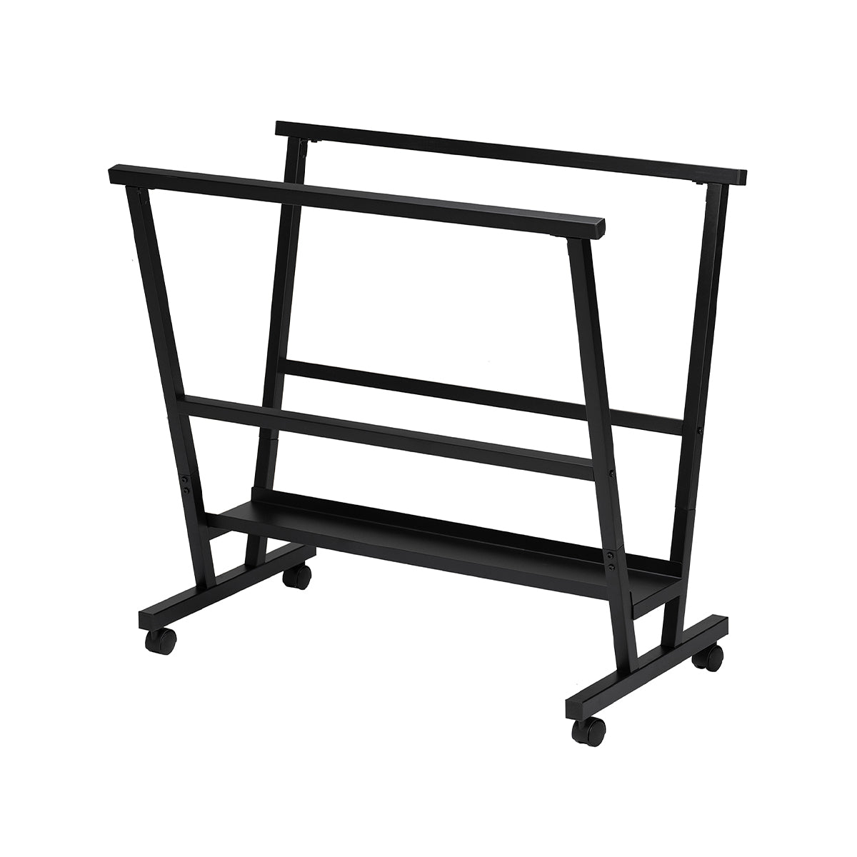 Meeden Metal Print Rack,with Rolling Casters 30" x 18 – Hvítt