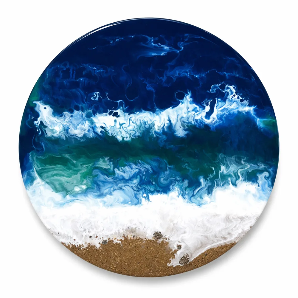 Resin Art 2 mynd  - Ströndin