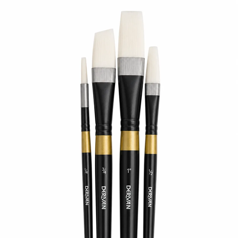 Penslar 4 stk taklon synthetic