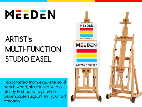 Trönur - Studio Versatile H-frame Easel - tekur upp að 196 sm striga -