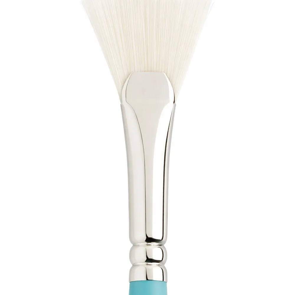 Princeton Select – Viftupensill, mini (Fan) 20/0 – off-white gervihár, stutt skaft