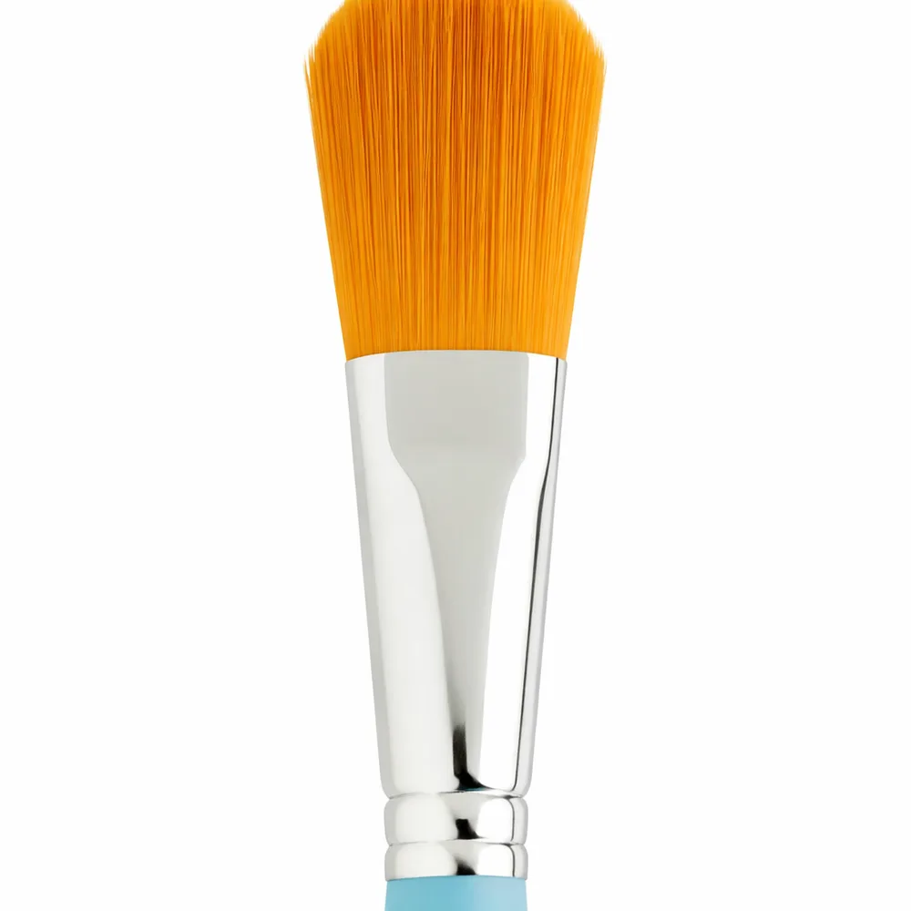 Princeton Select – Sporöskjulaga vöskunarpensill (Oval Wash) 3/4" – gervihár, stutt skaft