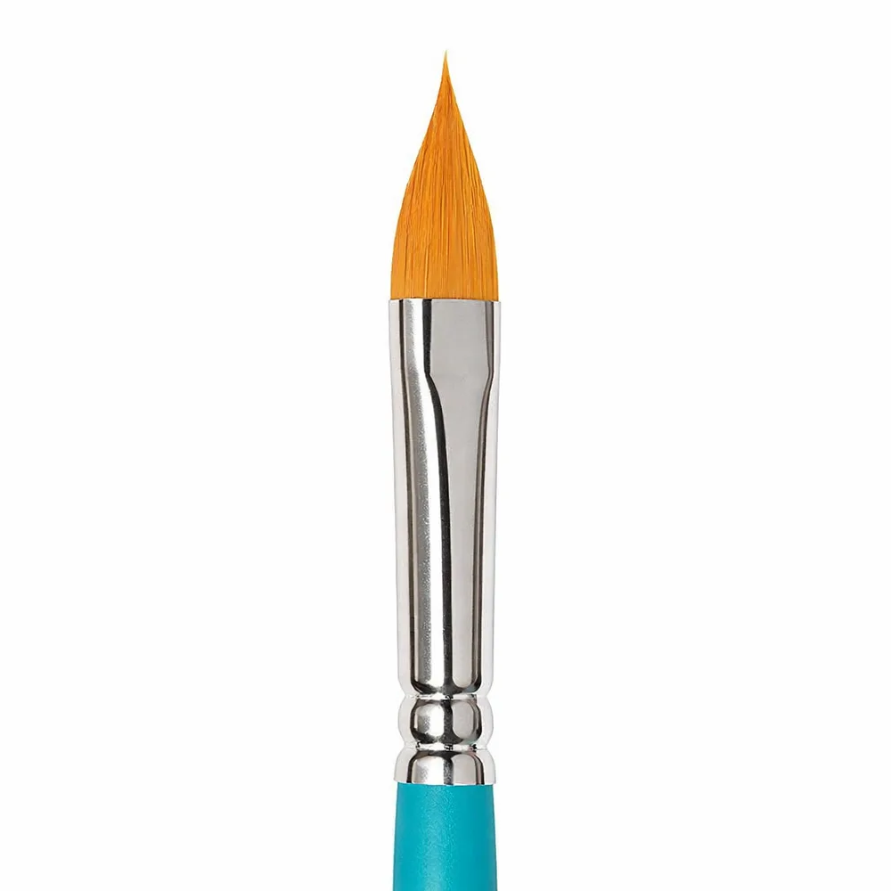 Princeton Select – Oddmjór tungulaga burstepensill (Pointed Filbert) nr. 6 – náttúruhár, stutt skaft