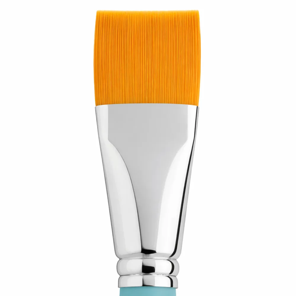 Princeton Select – Flatur vöskunarpensill (Flat Wash) 1/2" – gervihár, stutt skaft