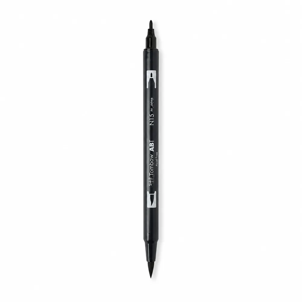 Tombow tússpenni N15 Svartur - ABTN15