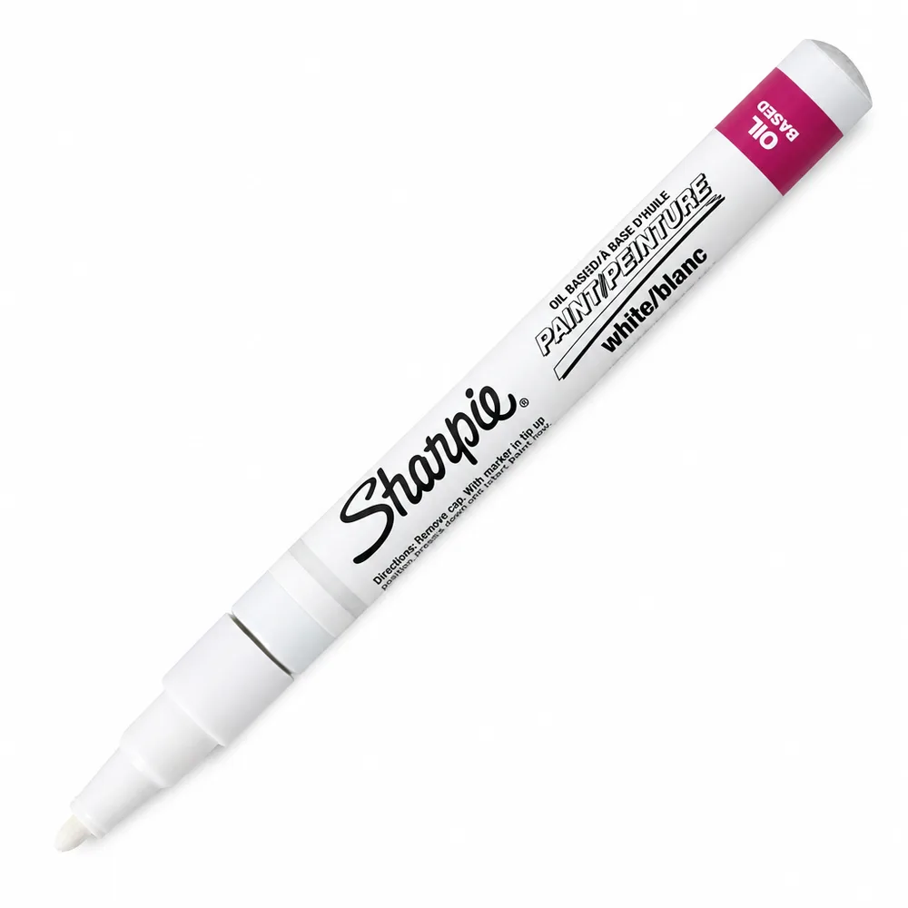 Sharpie Oil-Based Paint Marker – Hvítur túss fyrir öll verkefni Fínn Oddur