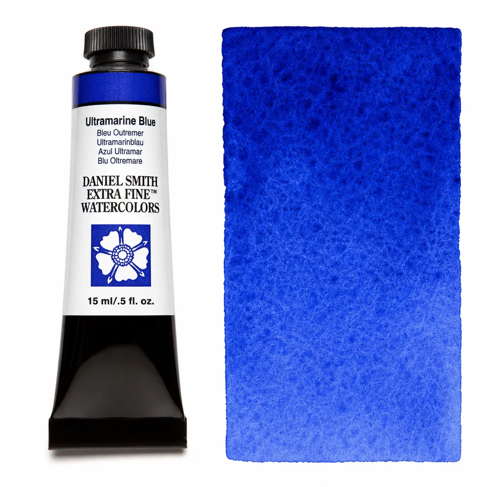 Daniel Smith Extra Fine vatnslitir 15ml – Ultramarine Blue - 1