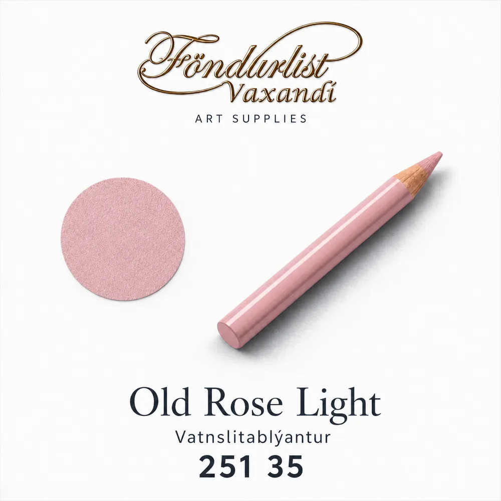 Aqua Monolith vatnslitablýantur í litnum Old Rose Light