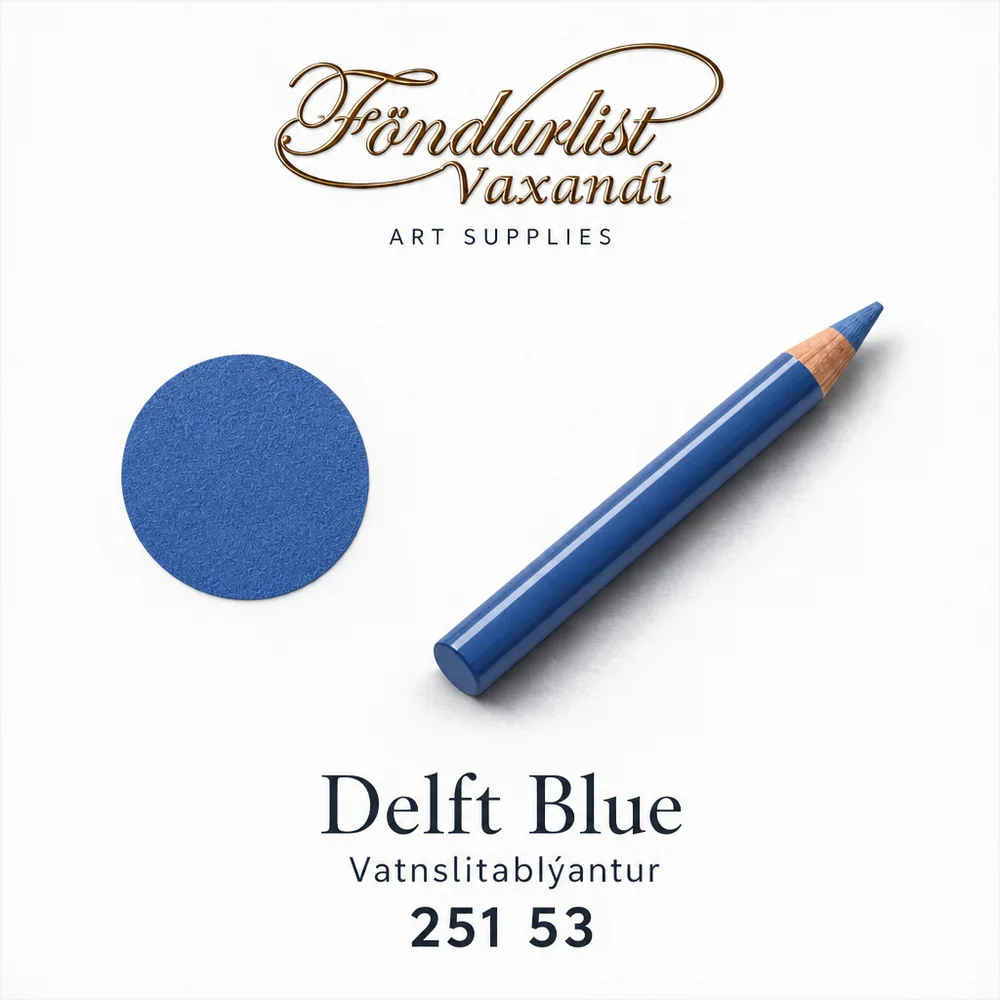 Aqua Monolith vatnslitablýantur í litnum Delft Blue