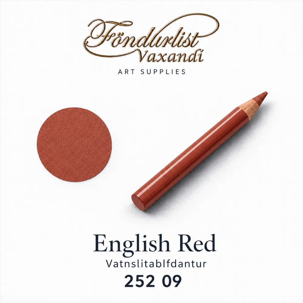 Aqua Monolith vatnslitablýantur í litnum English Red