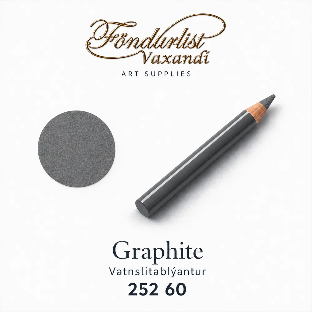 Aqua Monolith vatnslitablýantur í litnum Graphite