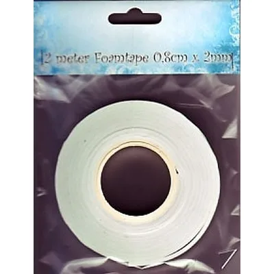 Lím - Foamtape 0.8 mm x 2 metrar - 2 mm þykkt