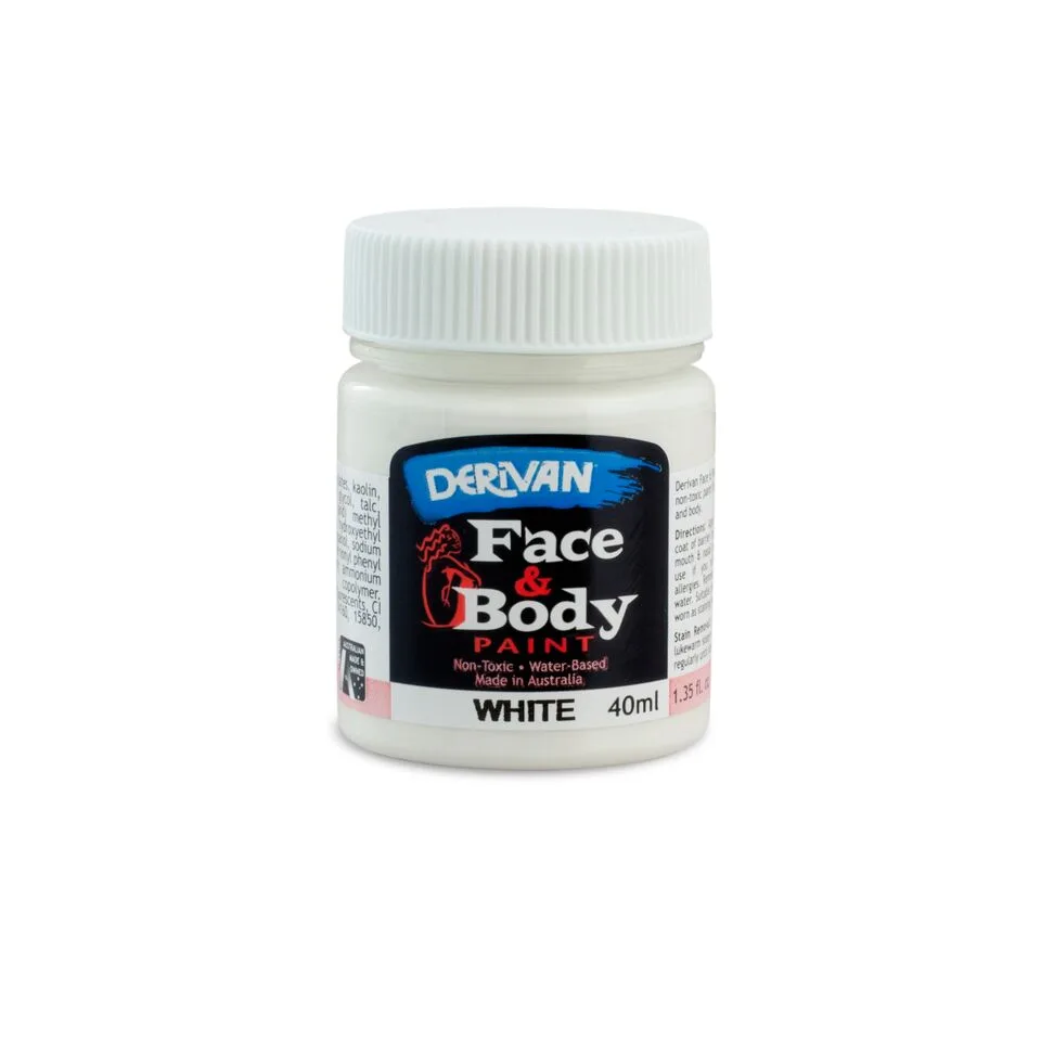 Andlitsmálning 40 ml - Hvít