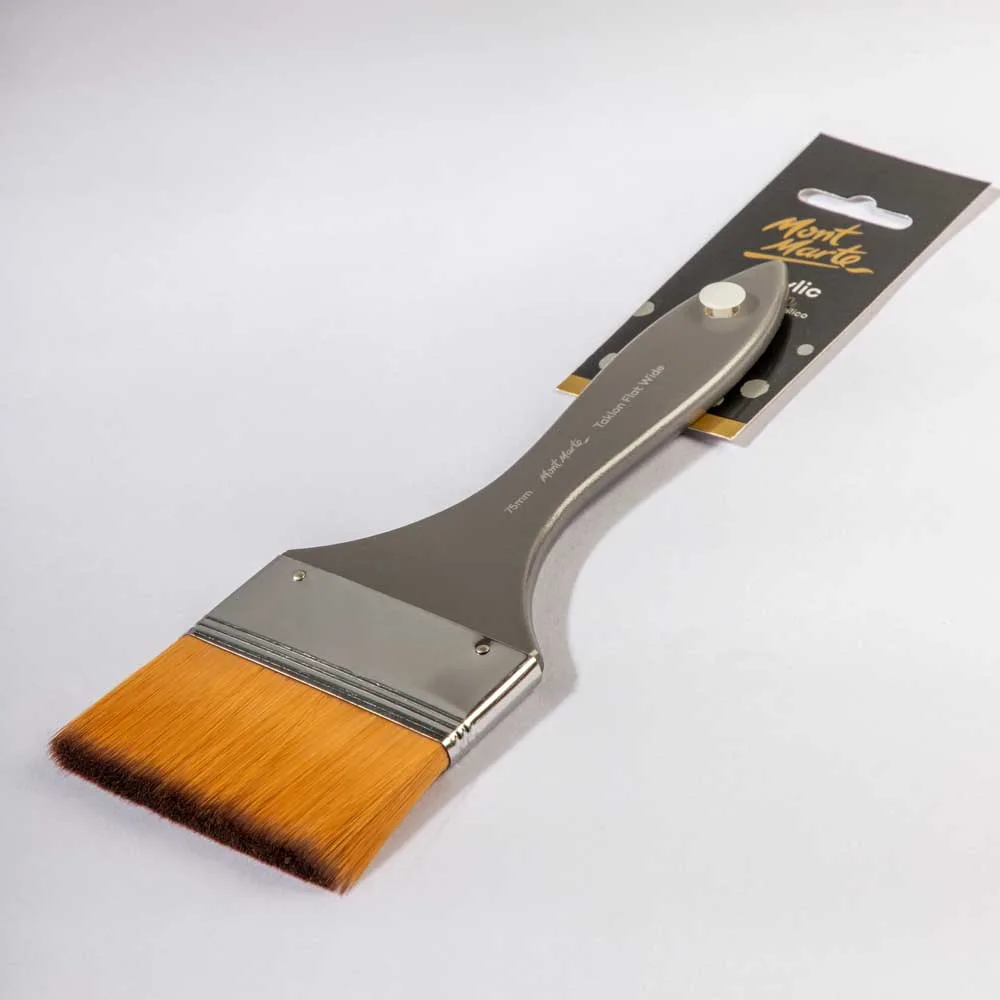 Artist Brush Taklon Flat Wide 75 mm
