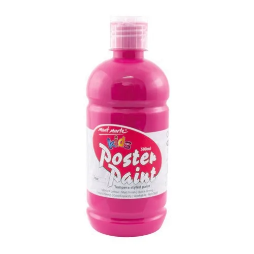 Þekjumálning - Kids Poster Paint 500 ml - Pink