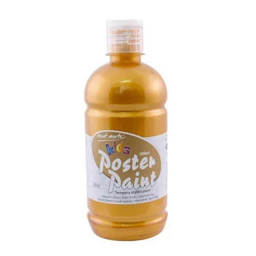 Þekjumálning - Kids Poster Paint 500 ml - Gold