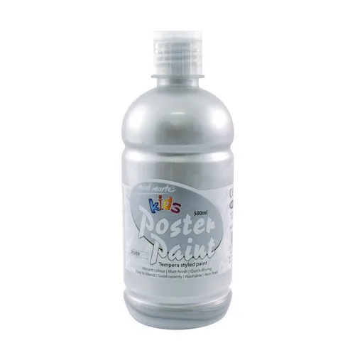 Þekjumálning - Kids Poster Paint 500 ml - Silver