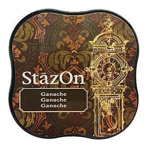 StazOn Solvent Inkpad Midi Ganache Brúnt