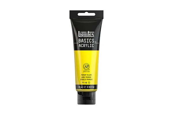Liquitex Basics akrýlmálning 118 ml Primary Yellow