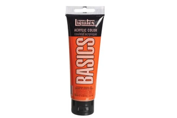 Liquitex Basics akrýlmálning 118 ml Cadmium Orange Hue