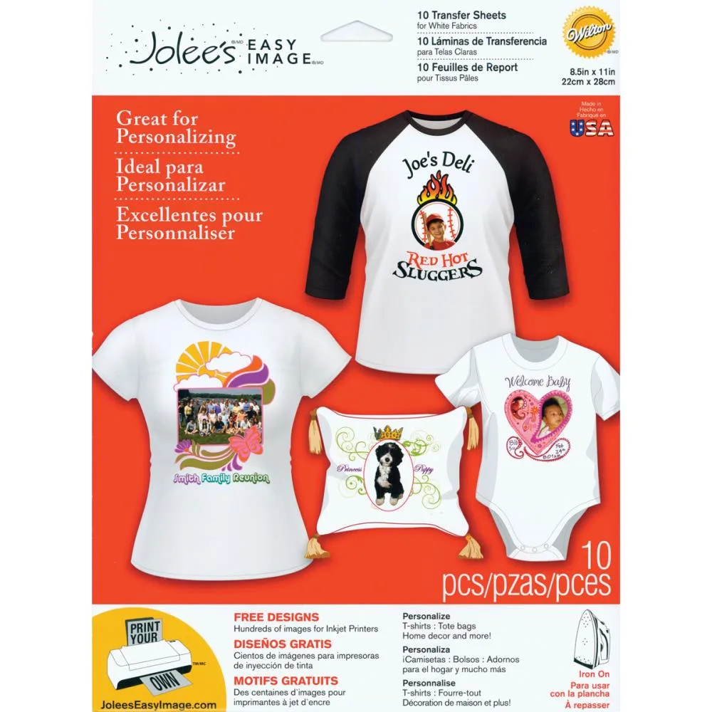 Easy Image Transfer Sheet - Light 10/pkg