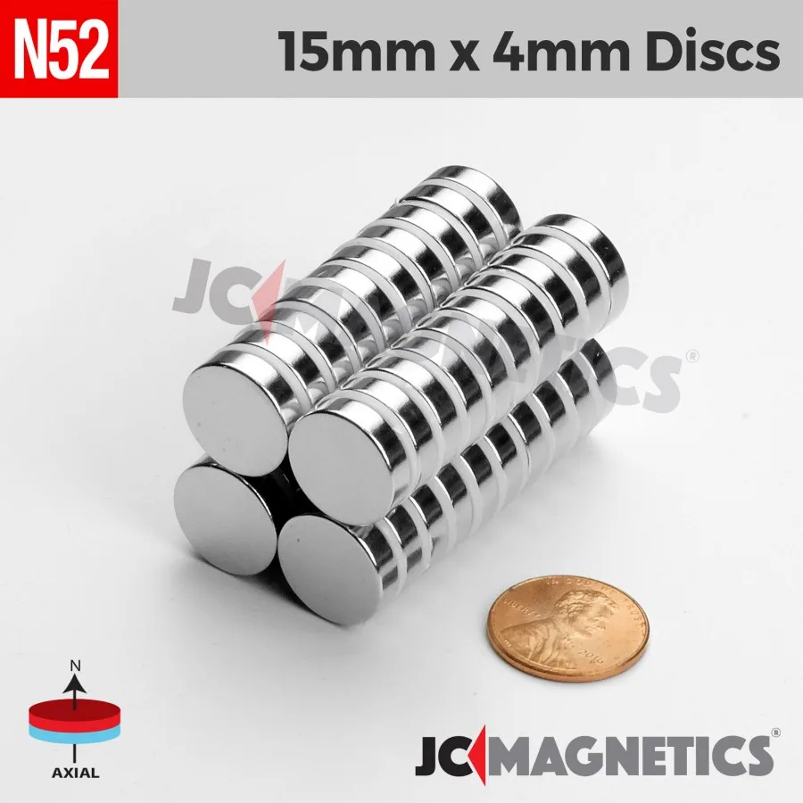 Kraftseglar N52 - 15 x 4 mm - 1 stk
