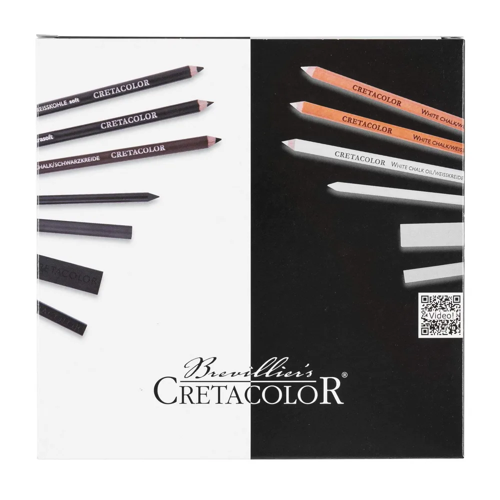 Sketching set Black and White 25 stk