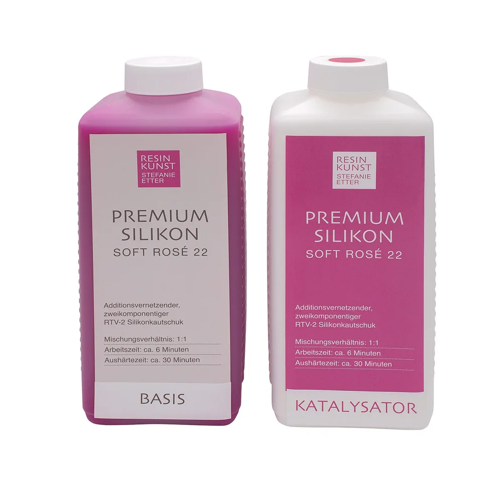SÍLIKON  PREMIUM Shore 22 Set 2 kg -  ER GLÆRT _ EKKI BLEIKT