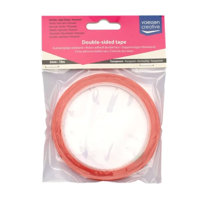 Double-sided tape transparent 6mmx10m