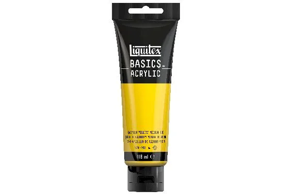 Liquitex Basics Akrýlmálning – Cadmium Yellow Medium (118 ml)