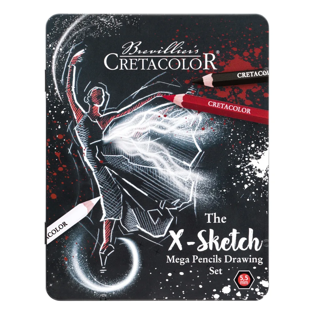 Cretacolor The X-Sketch MEGA listamannablýantasett 7 stk