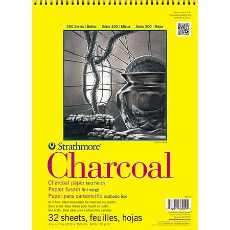 Strathmore Charcoal Paper Pad – Kolapappír 300 Series (32 arkir)