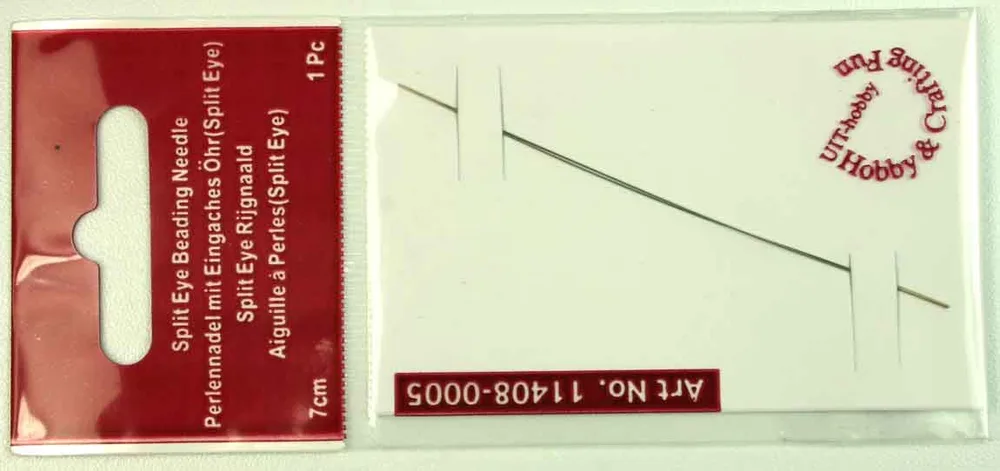 Split eye beading needle 7 sm