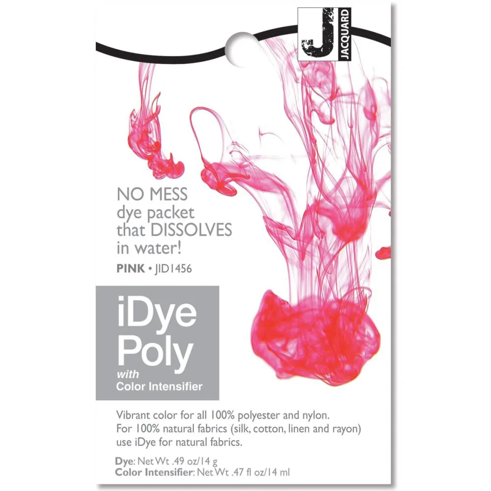Jacquard iDye Poly – Fatalitur fyrir gerviefni – Pink (Bleikur)