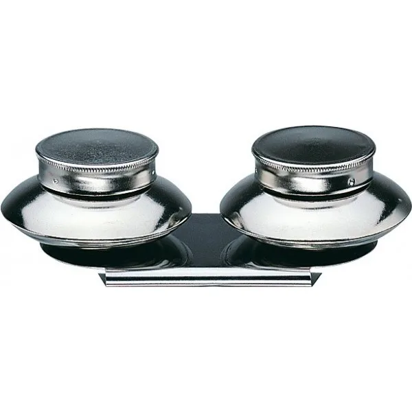 Palette cap nickel-plated, 2 cups -
